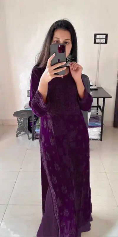 BE 354 Wine Color Georgette With Embroidery Work Salwar Suit Casual, Wedding, Festive, Events . Expected Delivery  4-6 Working Days @1899/- only      | Casual Suits, Jump Suits, Salwar suit, Creative suits, Designer Suits, Palazzo Suits, Party Wear Suits, Patiala Suits, Straight Suits