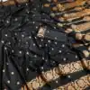 MB 171 Black Banarasi Silk Saree Perfect for Wedding, Party, Holi, Pongal, Pooja –. Festive Deal ₹1849. Delivery 4-6 Working Days. Shop now. | Designer Sarees, Embroidered Sarees, Sarees, Bollywood Sarees, Creative Sarees, Ethnic Saree, Modern Digital sarees, Party Wear Sarees