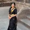 KP 5095 Butti Black Color Jacquard With Designer Work All Over Saree . Exclusive Offer ₹1344. Delivery 4-6 Working Days. Shop now. | Designer Sarees, Embroidered Sarees, Sarees, Bollywood Sarees, Creative Sarees, Ethnic Saree, Modern Digital sarees, Party Wear Sarees
