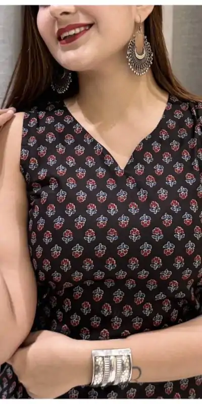 INLI Blush 7.0 Black Color Cotton With Printed Designer Work Kurti . Get it for ₹1269. Delivery 4-6 Working Days. Shop now. | Kurti, Bollywood Kurti, Creative Kurtis, Designer Kurti, Party Wear Kurti, Selfie Kurti