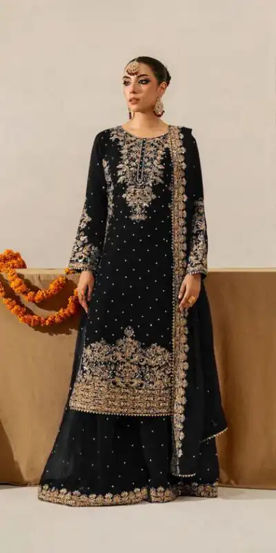 RTC 5901 Black Faux Georgette Salwar Suit Perfect for Wedding, Party, Raksha Bandhan, Eid, Pooja –. Introductory Price ₹2449. Delivery 4-6 Working Days. | Casual Suits, Jump Suits, Salwar suit, Creative suits, Designer Suits, Palazzo Suits, Party Wear Suits, Patiala Suits, Straight Suits
