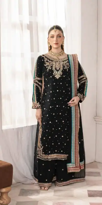 KF 1706 Black Fuax Georgette with Mirror Work & Embroidery Work Salwar Suit . Get it for ₹2449. Delivery 4-6 Working Days. Shop now. | Jump Suits, Tops & Bottoms, Track Suits, Salwar suit, Casual Suits, Creative suits, Designer Suits, Palazzo Suits, Party Wear Suits, Patiala Suits, Straight Suits, Trendy Wear