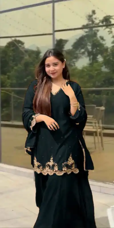 RTC 5852 Black Color Chinon Silk Thread Sequence Work Salwar Suit Casual, Wedding, Festive, Events . Expected Delivery  4-6 Working Days @2099/- only      | Casual Suits, Jump Suits, Salwar suit, Creative suits, Designer Suits, Palazzo Suits, Party Wear Suits, Patiala Suits, Straight Suits