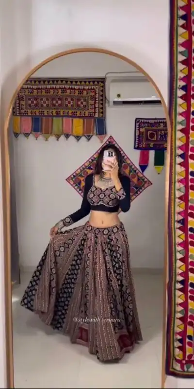 LG 649 Black Color Rayon Lehenga Choli With Lace Work & Cowrie Work. Now at just ₹1999. Delivery 4-6 Working Days. Shop now. | Lehenga, Bollywood Lehenga, Creative Lehenga, Designer Lehenga, Embroidered Lehenga, Party Wear Lehenga