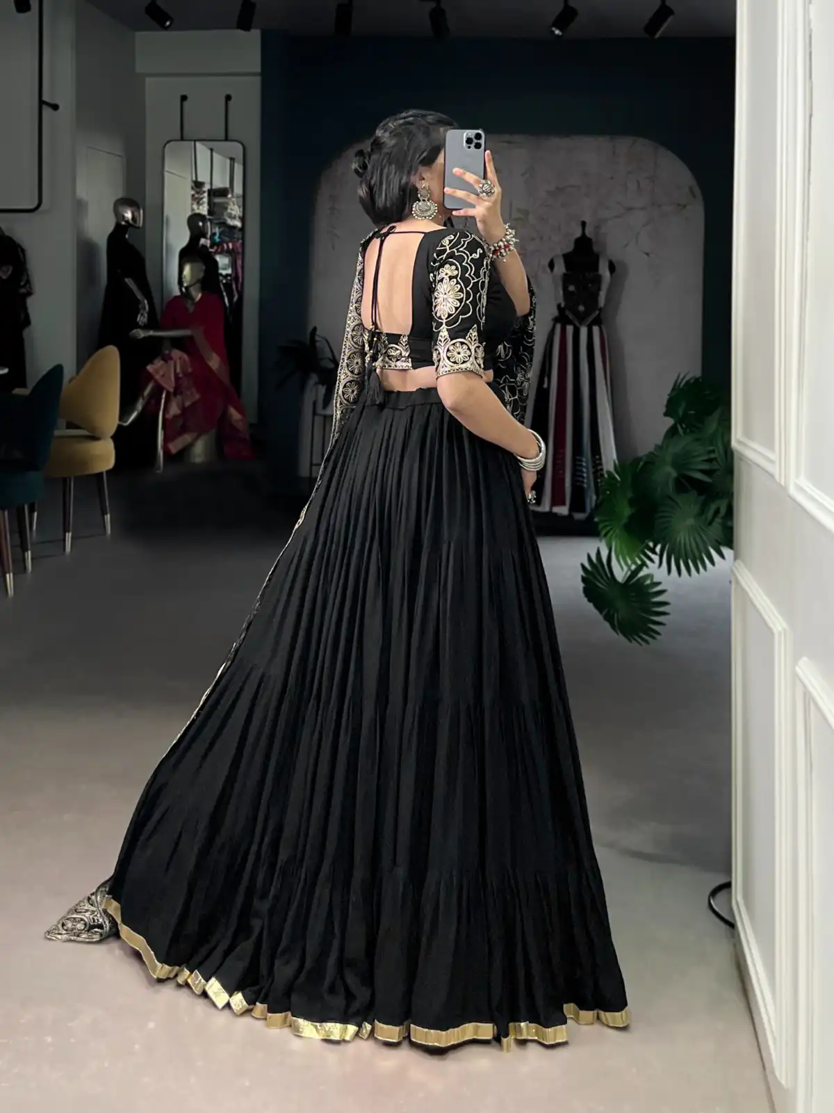 LNB 1691 Black Pure Rayon With Zari Work & Embroidery Work Lehenga Choli . Now at just ₹3699. Delivery 4-6 Working Days. Shop now. | Lehenga, Bollywood Lehenga, Creative Lehenga, Designer Lehenga, Embroidered Lehenga, Party Wear Lehenga