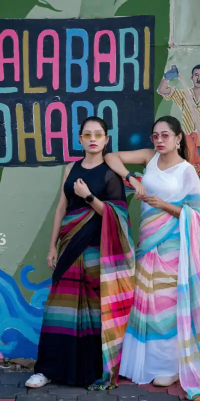 SC 239 Pink Georgette With Lace Work & Lace Border Saree . Wedding, Party, Festive, Events, Exclusive Offer ₹1599. Delivery 4-6 Working Days. Shop now. | Designer Sarees, Embroidered Sarees, Sarees, Bollywood Sarees, Creative Sarees, Ethnic Saree, Modern Digital sarees, Party Wear Sarees