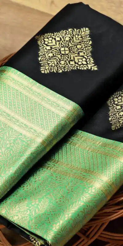 KP 1066 Black Soft Lichi Silk with Lace Border & Lace Work Saree . Special Price ₹1299. Delivery 4-6 Working Days. Shop now. | Designer Sarees, Embroidered Sarees, Sarees, Bollywood Sarees, Creative Sarees, Ethnic Saree, Modern Digital sarees, Party Wear Sarees