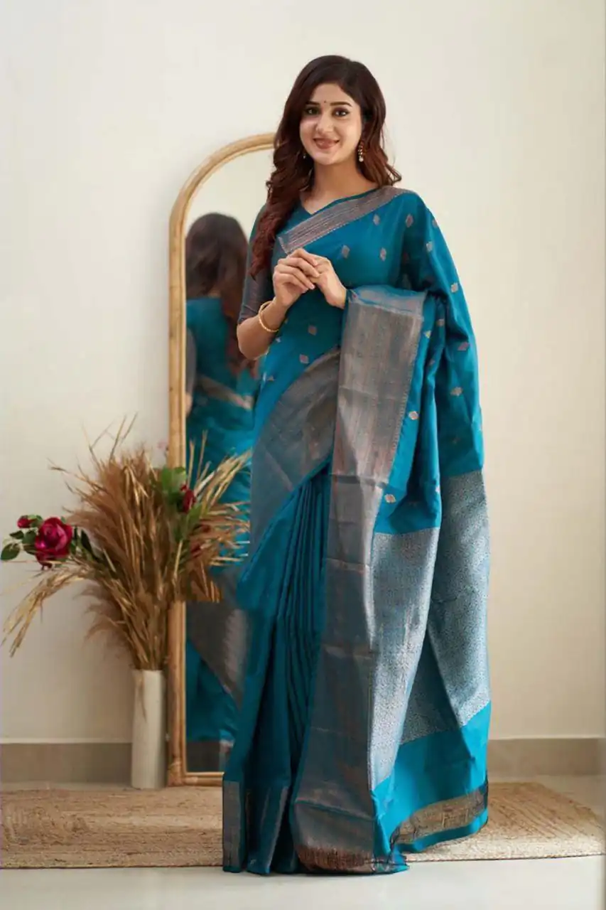 KP 5088 Blue Soft Lichi Silk Cloth Saree With Lace Border & Lace Work. Best Price ₹1349. Delivery 4-6 Working Days. Shop now. | Designer Sarees, Embroidered Sarees, Sarees, Bollywood Sarees, Creative Sarees, Ethnic Saree, Modern Digital sarees, Party Wear Sarees