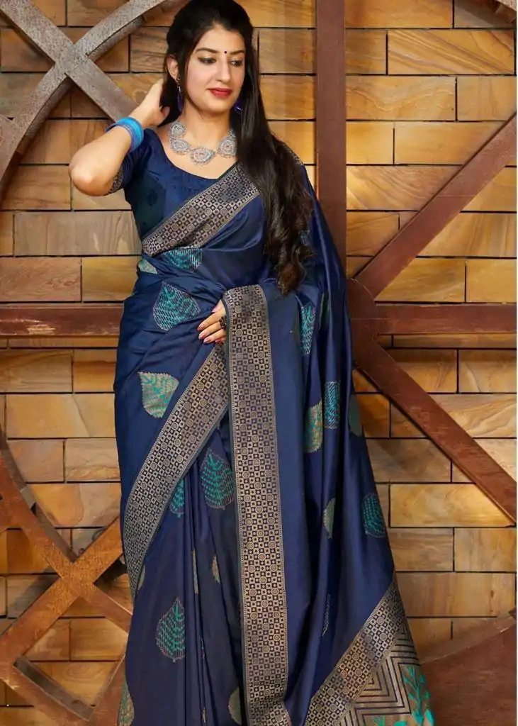 KP 4027 Blue Soft Lichi Silk Cloth With Lace Border & Lace Work Saree. Special Price ₹1499. Delivery 4-6 Working Days. Shop now. | Designer Sarees, Embroidered Sarees, Sarees, Bollywood Sarees, Creative Sarees, Ethnic Saree, Modern Digital sarees, Party Wear Sarees