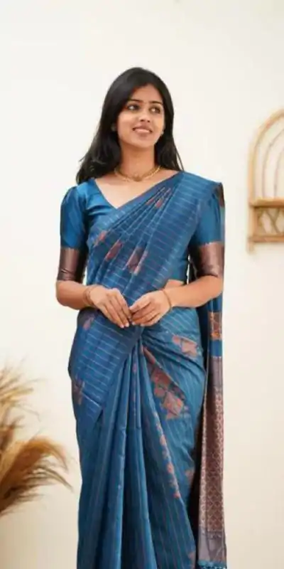 KP 5011 Blue in Collor Soft Lichi Silk Lace Work & Lace Border Saree . Get it for ₹1299. Delivery 4-6 Working Days. Shop now. | Designer Sarees, Embroidered Sarees, Sarees, Bollywood Sarees, Creative Sarees, Ethnic Saree, Modern Digital sarees, Party Wear Sarees