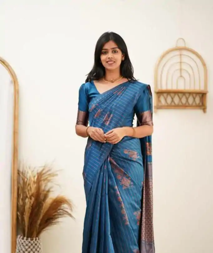 KP 5011 Blue in Collor Soft Lichi Silk Lace Work & Lace Border Saree . Get it for ₹1299. Delivery 4-6 Working Days. Shop now. | Designer Sarees, Embroidered Sarees, Sarees, Bollywood Sarees, Creative Sarees, Ethnic Saree, Modern Digital sarees, Party Wear Sarees