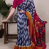 YNF 7043 Blue Color Tasar Silk Printed With Designer Work Saree. Festive Deal ₹1549. Delivery 4-6 Working Days. Shop now. | Designer Sarees, Embroidered Sarees, Sarees, Bollywood Sarees, Creative Sarees, Ethnic Saree, Modern Digital sarees, Party Wear Sarees