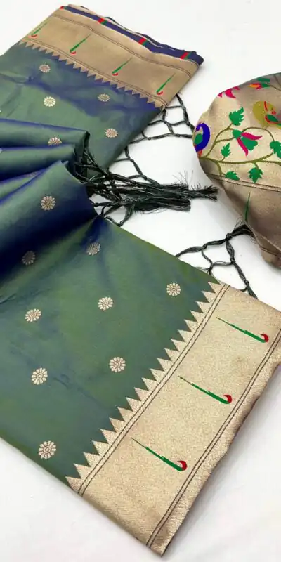 MB 150 Green A Pethani silk Saree Perfect for Wedding, Party, Baisakhi, Reception, Traditional Day – . Affordable Price ₹2549. Delivery 4-6 Working | Designer Sarees, Embroidered Sarees, Sarees, Bollywood Sarees, Creative Sarees, Ethnic Saree, Modern Digital sarees, Party Wear Sarees