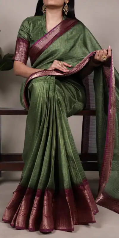 YNF 7906 Green Dola Chex with Zari Work Saree . Wedding, Party, Festive, Events Special Price ₹1599. Delivery 4-6 Working Days. Shop now. | Designer Sarees, Embroidered Sarees, Sarees, Bollywood Sarees, Creative Sarees, Ethnic Saree, Modern Digital sarees, Party Wear Sarees