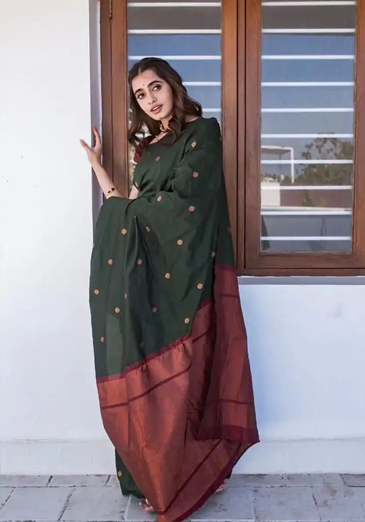 KP 5000 Green Soft Lichi Silk Saree with Designer Work. Wedding, Party, Festive, Events, Now at just ₹1249. Delivery 4-6 Working Days. Shop now. | Designer Sarees, Embroidered Sarees, Sarees, Bollywood Sarees, Creative Sarees, Ethnic Saree, Modern Digital sarees, Party Wear Sarees
