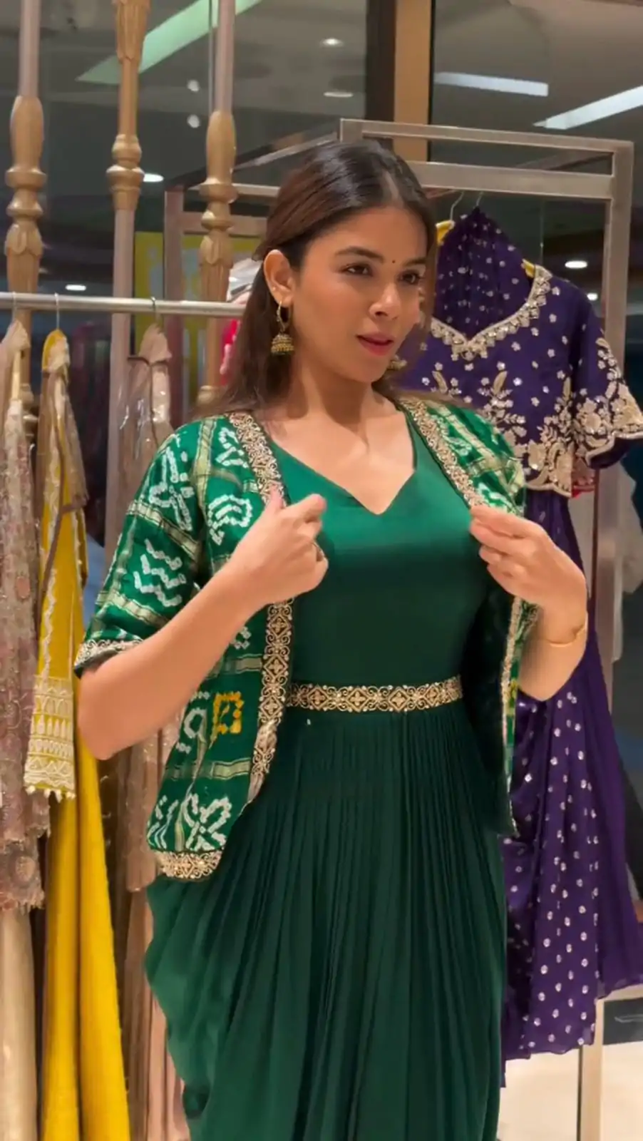 LG 2011 Green Printed Chinon Dhoti Suit Perfect for Wedding, Party, Family Gatherings, Lohri, Durga Puja . Get it for ₹1799. Delivery 4-6 Working Days | Jump Suits, Salwar suit, Casual Suits, Creative suits, Designer Suits, Palazzo Suits, Party Wear Suits, Patiala Suits, Straight Suits