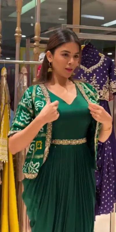 LG 2011 Green Printed Chinon Dhoti Suit Perfect for Wedding, Party, Family Gatherings, Lohri, Durga Puja . Get it for ₹1799. Delivery 4-6 Working Days | Jump Suits, Salwar suit, Casual Suits, Creative suits, Designer Suits, Palazzo Suits, Party Wear Suits, Patiala Suits, Straight Suits