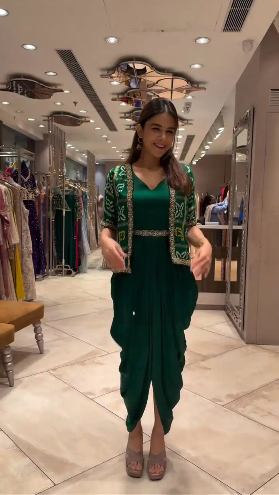 LG 2011 Green Printed Chinon Dhoti Suit Perfect for Wedding, Party, Family Gatherings, Lohri, Durga Puja . Get it for ₹1799. Delivery 4-6 Working Days | Jump Suits, Salwar suit, Casual Suits, Creative suits, Designer Suits, Palazzo Suits, Party Wear Suits, Patiala Suits, Straight Suits