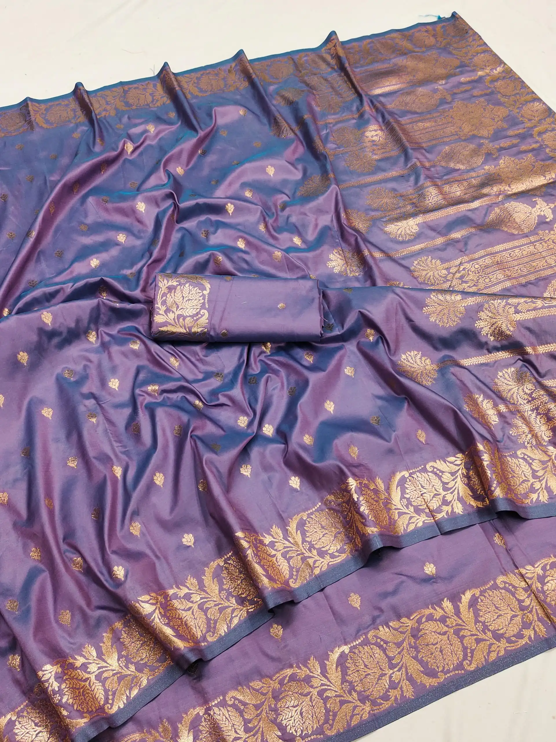 MB 171 Lavender Banarasi Silk Saree Perfect for Wedding, Party, Holi, Pongal, Pooja –. Festive Deal ₹1849. Delivery 4-6 Working Days. Shop now. | Designer Sarees, Embroidered Sarees, Sarees, Bollywood Sarees, Creative Sarees, Ethnic Saree, Modern Digital sarees, Party Wear Sarees
