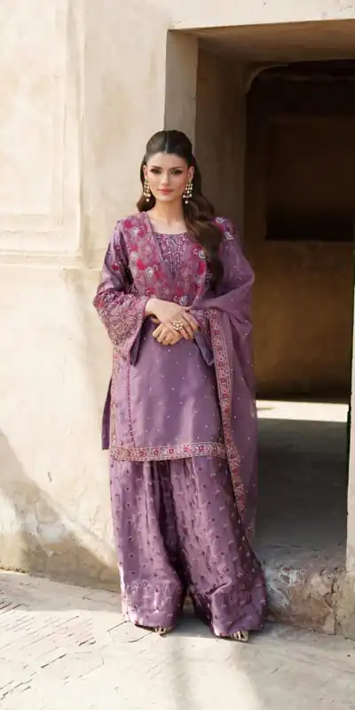 NSR 849 Lavender Chinnon Silk Salwar Suit Perfect for Wedding, Party, Baisakhi, Anniversary, Housewarming . Available at ₹1999 only. Delivery 4-6 | Jump Suits, Salwar suit, Casual Suits, Creative suits, Designer Suits, Palazzo Suits, Party Wear Suits, Patiala Suits, Straight Suits