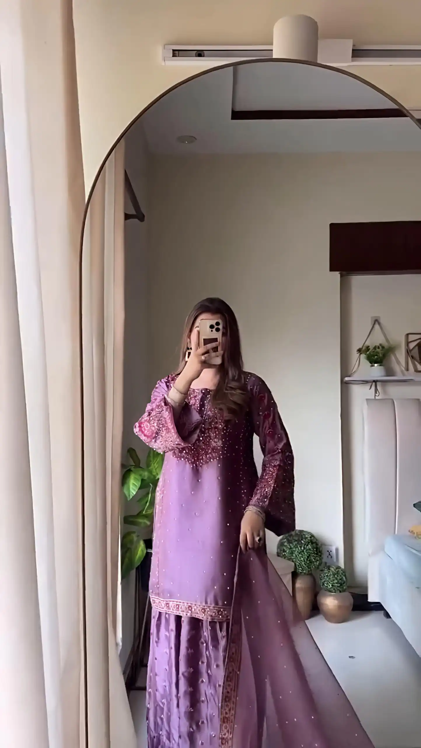 NSR 849 Lavender Chinnon Silk Salwar Suit Perfect for Wedding, Party, Baisakhi, Anniversary, Housewarming . Available at ₹1999 only. Delivery 4-6 | Jump Suits, Salwar suit, Casual Suits, Creative suits, Designer Suits, Palazzo Suits, Party Wear Suits, Patiala Suits, Straight Suits