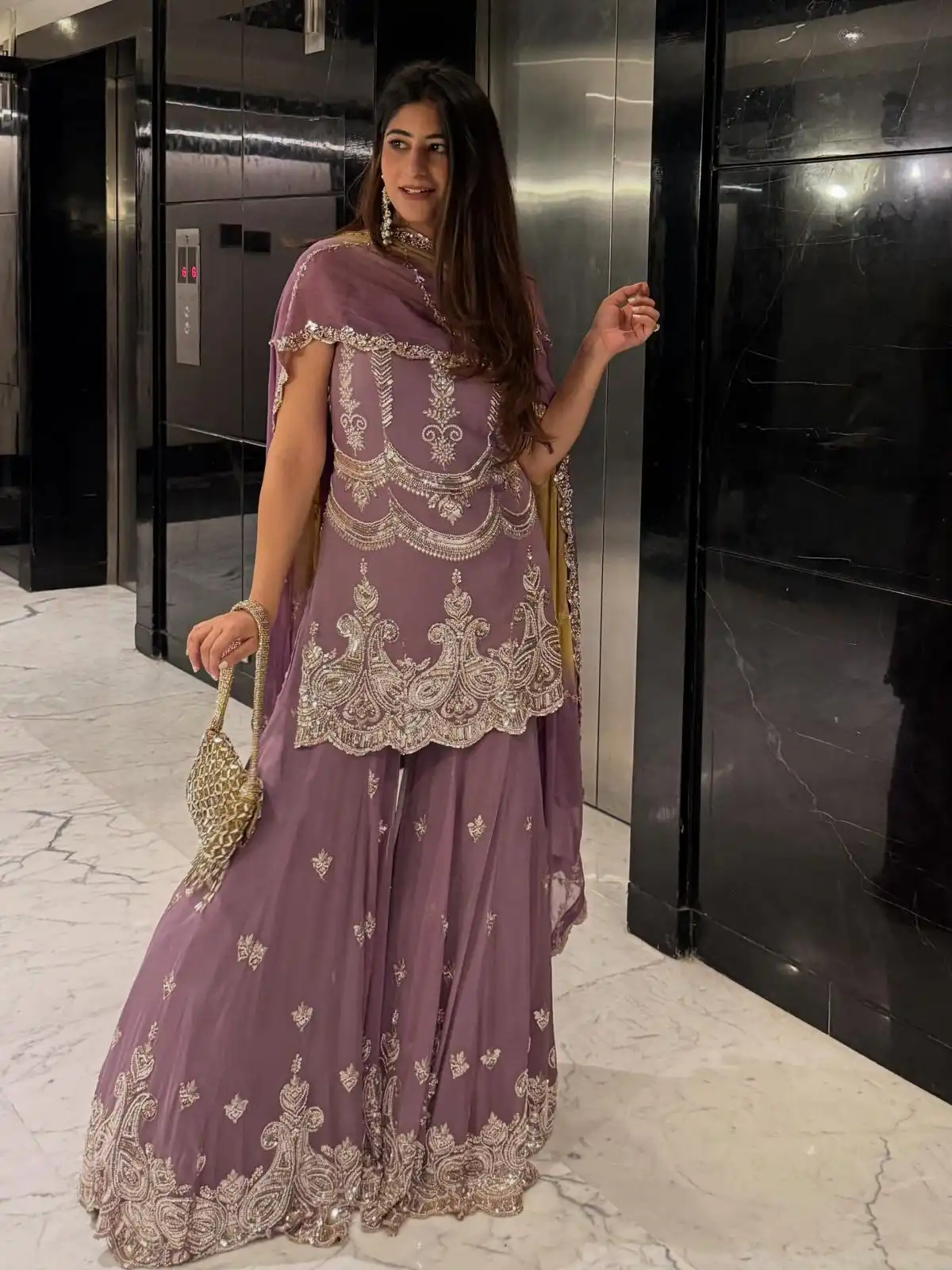 SR 1684 Lavender Faux Georgette with Embroidery Work & Digital Print Salwar Suit . Get it for ₹2149. Delivery 4-6 Working Days. Shop now. | Jump Suits, Salwar suit, Casual Suits, Creative suits, Designer Suits, Palazzo Suits, Party Wear Suits, Patiala Suits, Straight Suits