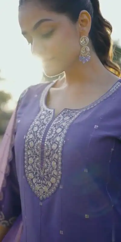 DC 106 Lavender Havy Pure Chinon Salwar Suit Perfect for Wedding, Party, Haldi, Onam, Baisakhi – . Festive Deal ₹1799. Delivery 4-6 Working Days. | Jump Suits, Tops & Bottoms, Track Suits, Salwar suit, Casual Suits, Creative suits, Designer Suits, Palazzo Suits, Party Wear Suits, Patiala Suits, Straight Suits, Trendy Wear