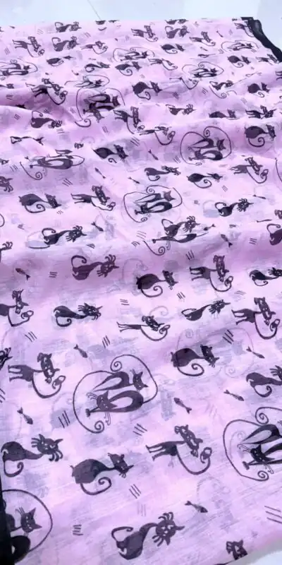 BT 432 Lavender Color Soft Cotton Digital Print Lace Work Saree . Special Price ₹1349. Delivery 4-6 Working Days. Shop now. | Designer Sarees, Embroidered Sarees, Sarees, Bollywood Sarees, Creative Sarees, Ethnic Saree, Modern Digital sarees, Party Wear Sarees