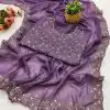 BT 12 Lavender Soft Star Georgette Silk with Embroidery Work & Mirror Work Saree . Exclusive Offer ₹1999. Delivery 4-6 Working Days. Shop now. | Designer Sarees, Embroidered Sarees, Sarees, Bollywood Sarees, Creative Sarees, Ethnic Saree, Modern Digital sarees, Party Wear Sarees