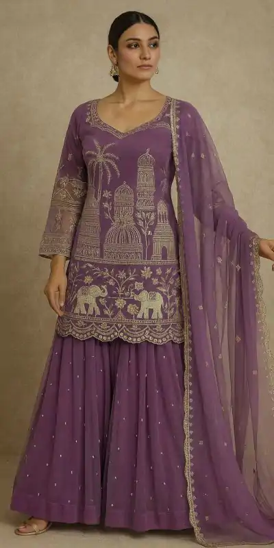 SRK 5247 Lavender Twill Net with Embroidery Work & Bead Work Salwar Suit . Now at just ₹1999. Delivery 4-6 Working Days. Shop now. | Jump Suits, Salwar suit, Casual Suits, Creative suits, Designer Suits, Palazzo Suits, Party Wear Suits, Patiala Suits, Straight Suits