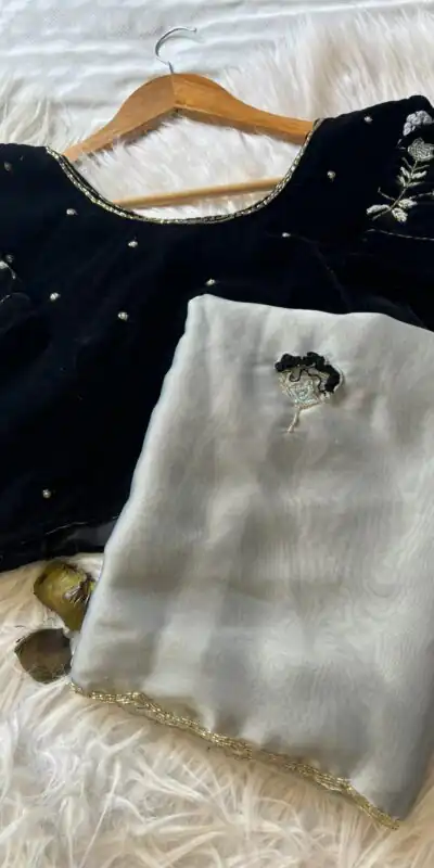 AC AZAELEA Light Grey Rangoli Silk Lace Work & Resham Work Saree with . Exclusive Offer ₹2549. Delivery 4-6 Working Days. Shop now. | Designer Sarees, Embroidered Sarees, Sarees, Bollywood Sarees, Creative Sarees, Ethnic Saree, Modern Digital sarees, Party Wear Sarees