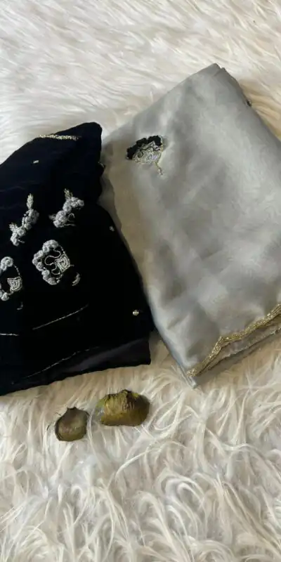 AC AZAELEA Light Grey Rangoli Silk Lace Work & Resham Work Saree with . Exclusive Offer ₹2549. Delivery 4-6 Working Days. Shop now. | Designer Sarees, Embroidered Sarees, Sarees, Bollywood Sarees, Creative Sarees, Ethnic Saree, Modern Digital sarees, Party Wear Sarees