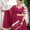 LNB 1664 Maroon Pure Chanderi Lehenga Choli Perfect for Wedding, Party, Family Gatherings, Festival Celebrations, Grab it for ₹2999. Delivery 4-6 Days | Lehenga, Bollywood Lehenga, Creative Lehenga, Designer Lehenga, Embroidered Lehenga, Party Wear Lehenga