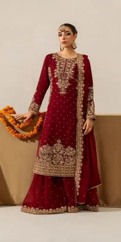 RTC 5901 Maroon Faux Georgette Salwar Suit Perfect for Wedding, Party, Raksha Bandhan, Eid, Pooja –. Introductory Price ₹2449. Delivery 4-6 Working Days. | Casual Suits, Jump Suits, Salwar suit, Creative suits, Designer Suits, Palazzo Suits, Party Wear Suits, Patiala Suits, Straight Suits