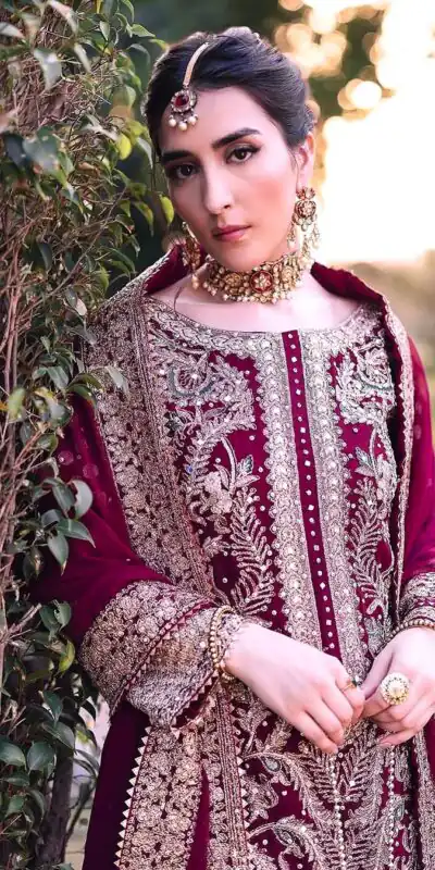 SRK 5297 Maroon Heavy Faux Georgette With Chain Stitch Embroidery Sequence Work Salwar Suit Wedding, Party, Festive, Events, 4-6 Working Days At 2399 | Casual Suits, Jump Suits, Salwar suit, Creative suits, Designer Suits, Palazzo Suits, Party Wear Suits, Patiala Suits, Straight Suits