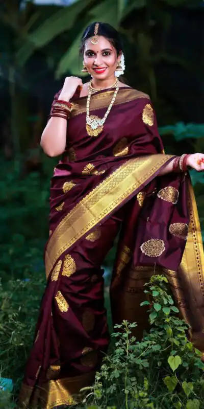 KP 3035 Maroon Soft Lichi Silk Saree Perfect for Wedding, Party, Housewarming, Raksha Bandhan, Family Gatherings . Exclusive Offer ₹1399. Delivery | Designer Sarees, Embroidered Sarees, Sarees, Bollywood Sarees, Creative Sarees, Ethnic Saree, Modern Digital sarees, Party Wear Sarees