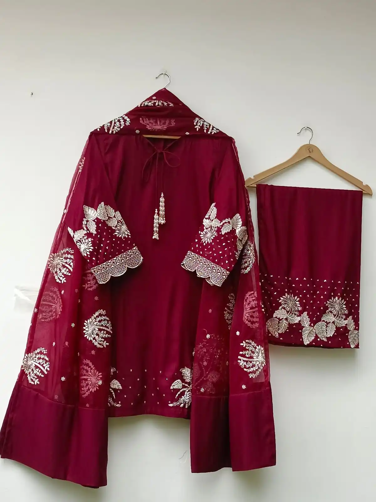 ZSR 3122 Maroon Pure Natural Crep Silk Salwar Suit Perfect for Wedding, Party, Pongal, Onam, Reception – . Available at ₹1849 only. Delivery 4-6 Work | Jump Suits, Salwar suit, Casual Suits, Creative suits, Designer Suits, Palazzo Suits, Party Wear Suits, Patiala Suits, Straight Suits