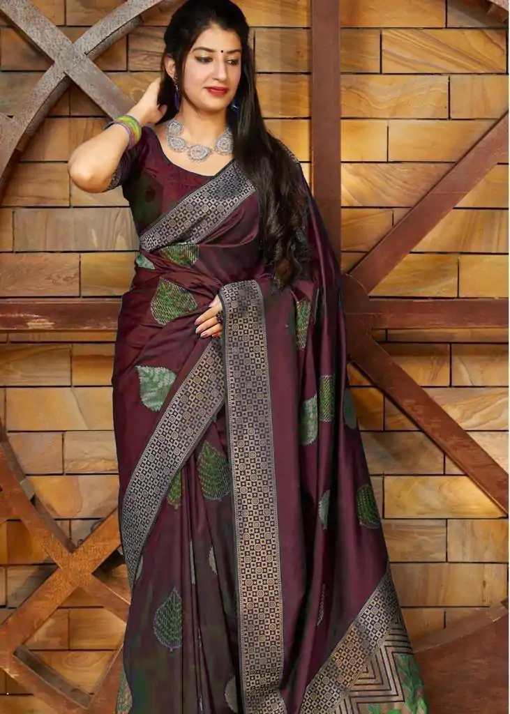 KP 4027 Maroon Soft Lichi Silk Cloth With Lace Border & Lace Work Saree. Special Price ₹1499. Delivery 4-6 Working Days. Shop now. | Designer Sarees, Embroidered Sarees, Sarees, Bollywood Sarees, Creative Sarees, Ethnic Saree, Modern Digital sarees, Party Wear Sarees