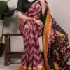 YNF 7043 Maroon Color Tasar Silk Printed With Designer Work Saree. Festive Deal ₹1549. Delivery 4-6 Working Days. Shop now. | Designer Sarees, Embroidered Sarees, Sarees, Bollywood Sarees, Creative Sarees, Ethnic Saree, Modern Digital sarees, Party Wear Sarees