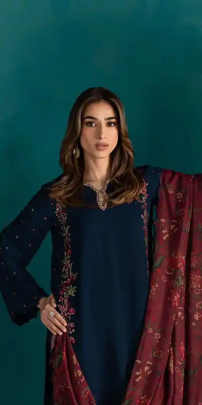 ZSR 3123 Navy Blue Pure Natural Crep Silk with Embroidery Work & Digital Print Salwar Suit . Now at just ₹2049. Delivery 4-6 Working Days. | Jump Suits, Salwar suit, Casual Suits, Creative suits, Designer Suits, Palazzo Suits, Party Wear Suits, Patiala Suits, Straight Suits