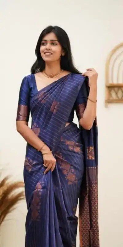 KP 5011 Navy Blue in Collor Soft Lichi Silk Lace Work & Lace Border Saree . Get it for ₹1299. Delivery 4-6 Working Days. Shop now. | Designer Sarees, Embroidered Sarees, Sarees, Bollywood Sarees, Creative Sarees, Ethnic Saree, Modern Digital sarees, Party Wear Sarees