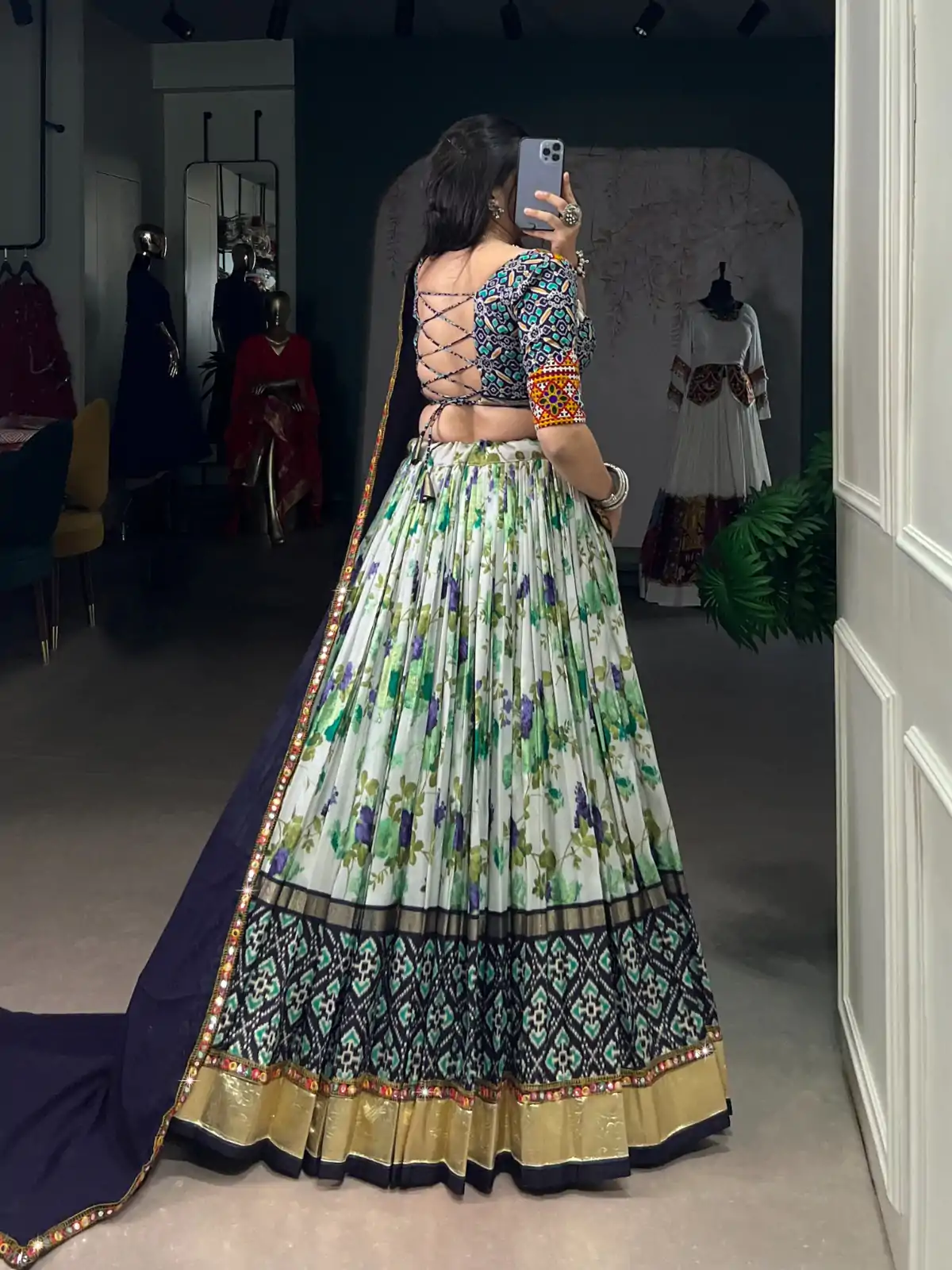 LNB 1744 Navy Blue Tasar Silk Lehenga Choli Perfect for Wedding, Party, Bridal Wear, Ethnic Day, Holi . Exclusive Offer ₹2999. Delivery 4-6 Working Days. | Lehenga, Bollywood Lehenga, Creative Lehenga, Designer Lehenga, Embroidered Lehenga, Party Wear Lehenga