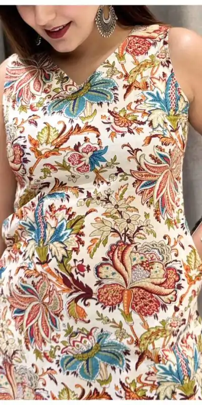 INLI Blush 7.0 Off White Color Cotton With Printed Designer Work Kurti . Get it for ₹1269. Delivery 4-6 Working Days. Shop now. | Kurti, Bollywood Kurti, Creative Kurtis, Designer Kurti, Party Wear Kurti, Selfie Kurti