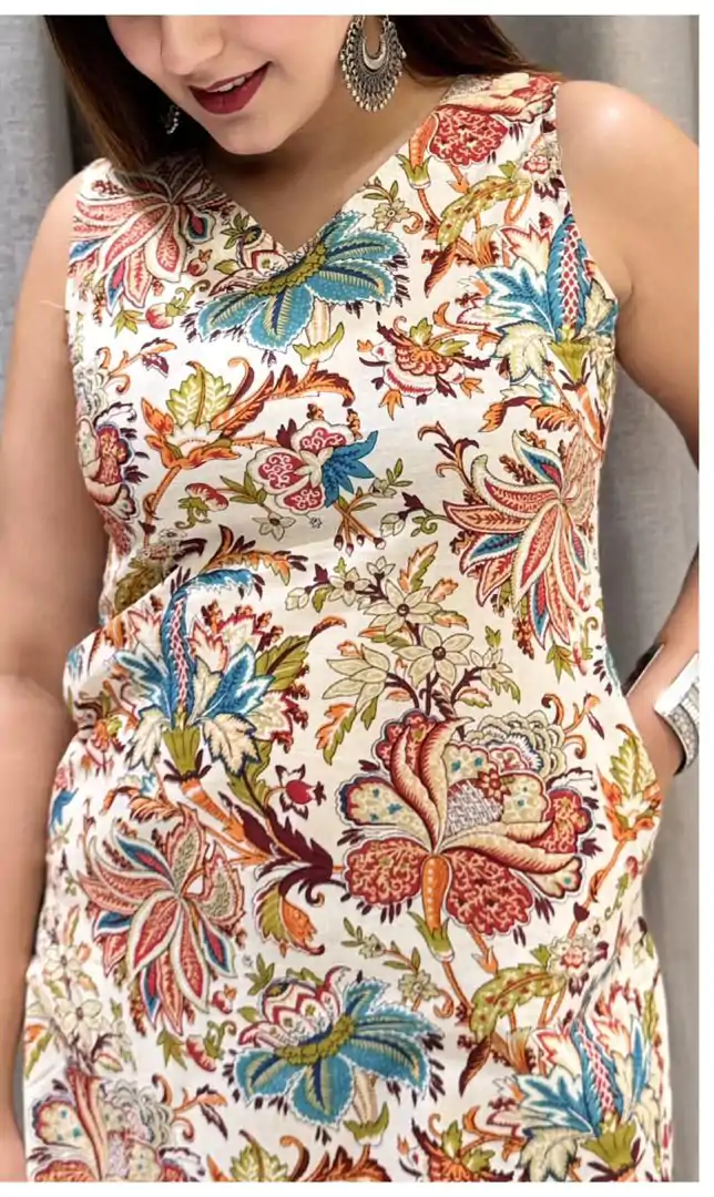 INLI Blush 7.0 Off White Color Cotton With Printed Designer Work Kurti . Get it for ₹1269. Delivery 4-6 Working Days. Shop now. | Kurti, Bollywood Kurti, Creative Kurtis, Designer Kurti, Party Wear Kurti, Selfie Kurti