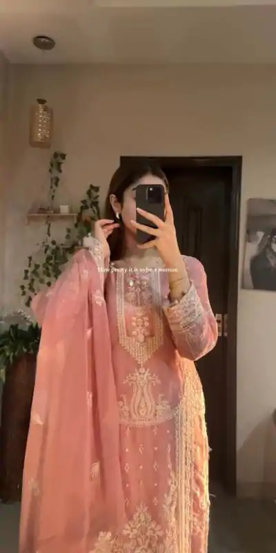 LG 2003 Peach Georgette Embroidery Work Salwar Suit in Wedding, Party, Festive, Events, . Exclusive Offer ₹2099. Delivery 4-6 Working Days. Shop now. | Casual Suits, Jump Suits, Tops & Bottoms, Track Suits, Salwar suit, Creative suits, Designer Suits, Palazzo Suits, Party Wear Suits, Patiala Suits, Straight Suits, Trendy Wear