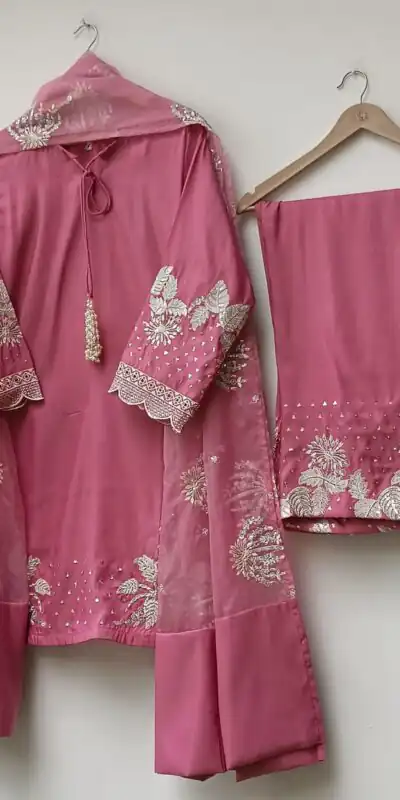 ZSR 3122 Peach Pure Natural Crep Silk Salwar Suit Perfect for Wedding, Party, Pongal, Onam, Reception – . Available at ₹1849 only. Delivery 4-6 Work | Jump Suits, Salwar suit, Casual Suits, Creative suits, Designer Suits, Palazzo Suits, Party Wear Suits, Patiala Suits, Straight Suits