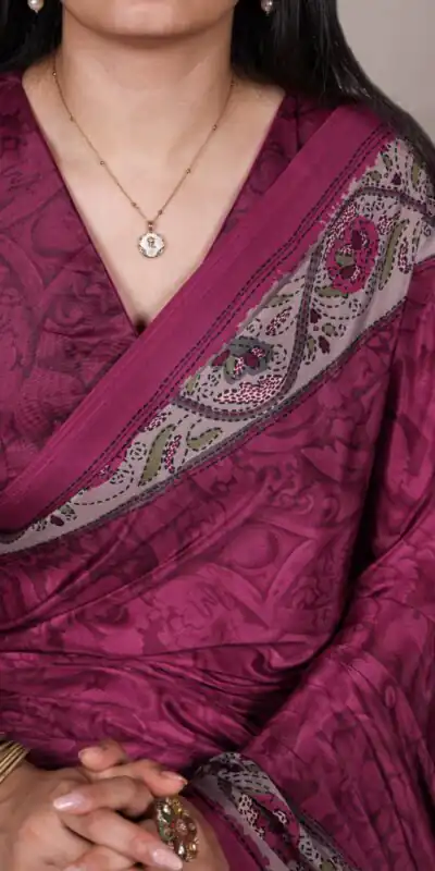 YNF 7056 Pink Crepe Printed with Designer Saree Work. Wedding, Party, Festive, Events, Get it for ₹1499. Delivery 4-6 Working Days. Shop now. | Designer Sarees, Embroidered Sarees, Sarees, Bollywood Sarees, Creative Sarees, Ethnic Saree, Modern Digital sarees, Party Wear Sarees