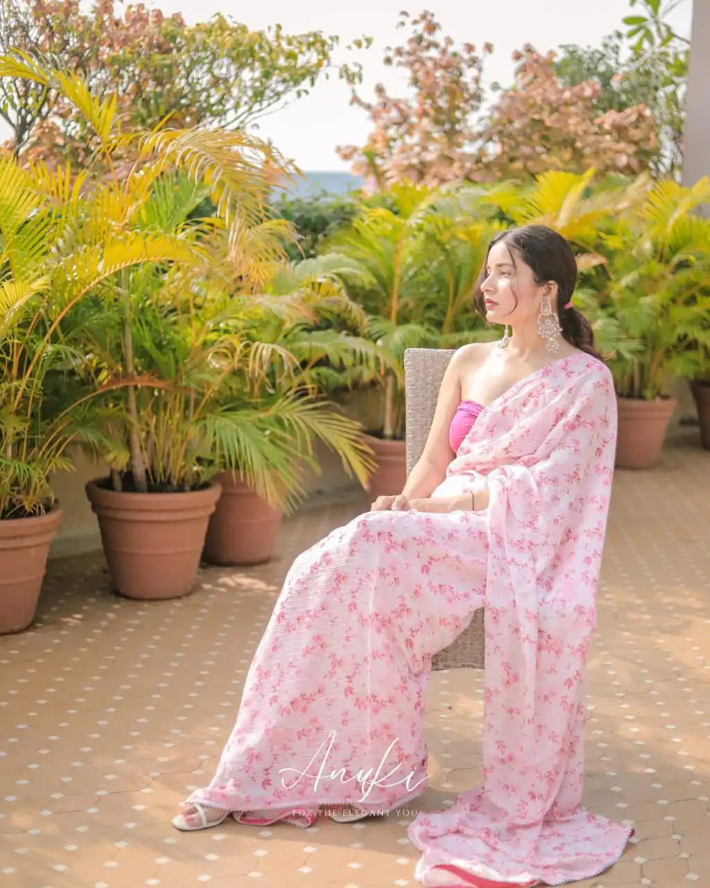 AC Flower Pink Georgette with Designer Work Saree . Wedding, Party, Festive, Events Get it for ₹1499. Delivery 4-6 Working Days. Shop now. | Designer Sarees, Embroidered Sarees, Sarees, Bollywood Sarees, Creative Sarees, Ethnic Saree, Modern Digital sarees, Party Wear Sarees