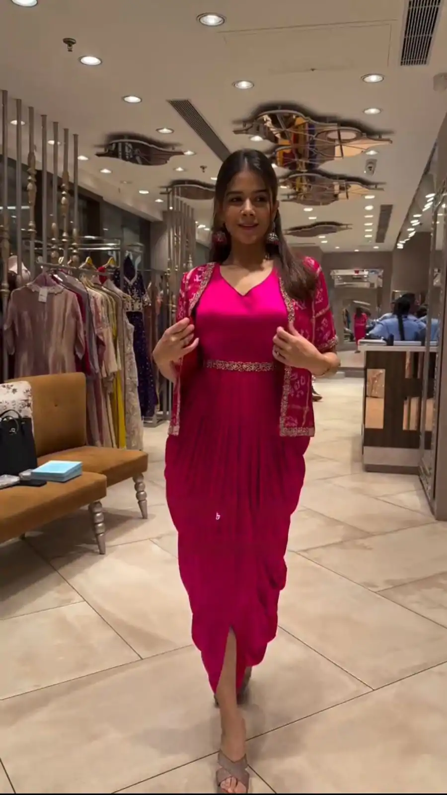 LG 2011 Pink Printed Chinon Dhoti Suit Perfect for Wedding, Party, Family Gatherings, Lohri, Durga Puja . Get it for ₹1799. Delivery 4-6 Working Days | Jump Suits, Salwar suit, Casual Suits, Creative suits, Designer Suits, Palazzo Suits, Party Wear Suits, Patiala Suits, Straight Suits