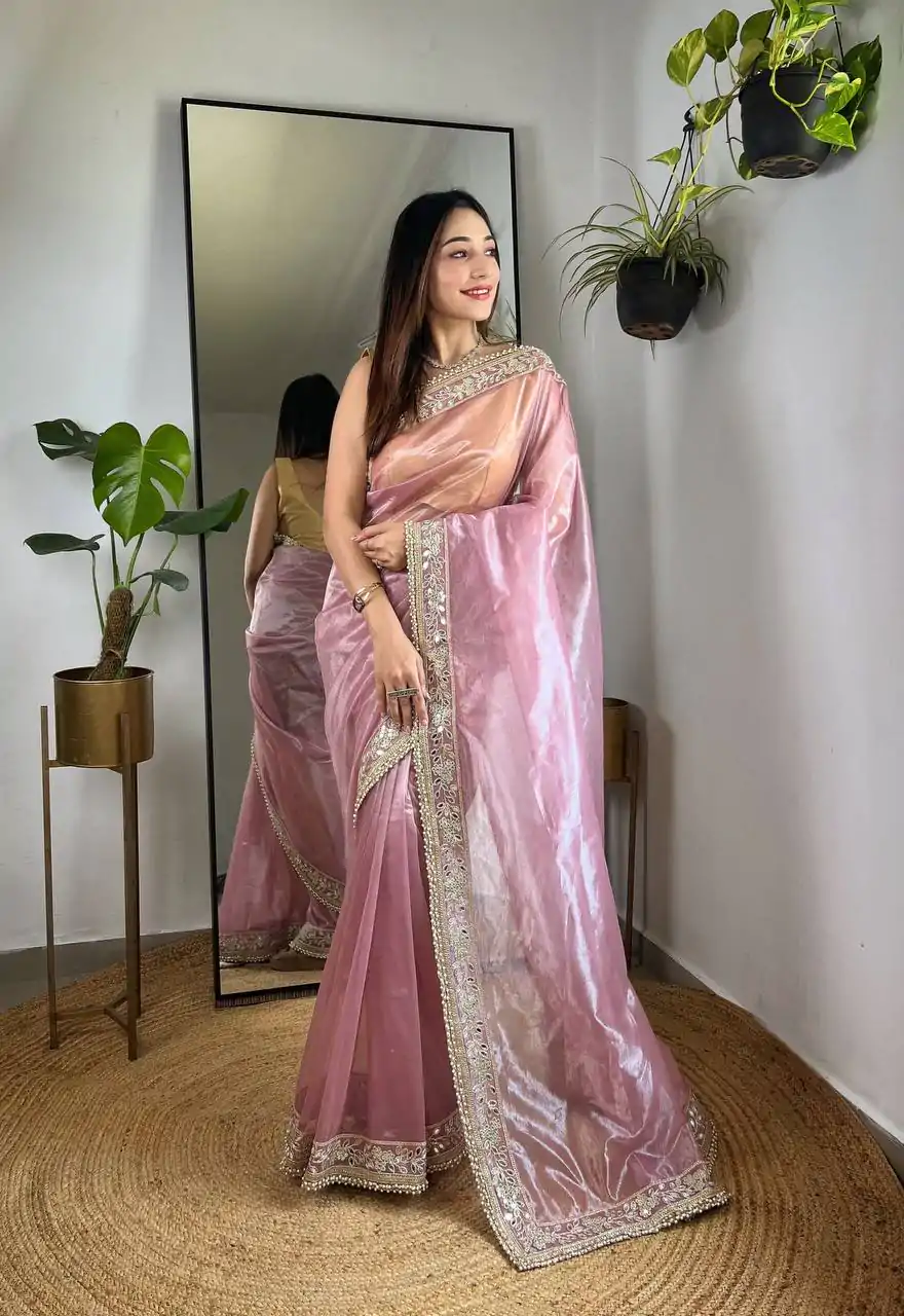 SC 239 Pink Georgette With Lace Work & Lace Border Saree . Wedding, Party, Festive, Events, Exclusive Offer ₹1599. Delivery 4-6 Working Days. Shop now. | Designer Sarees, Embroidered Sarees, Sarees, Bollywood Sarees, Creative Sarees, Ethnic Saree, Modern Digital sarees, Party Wear Sarees